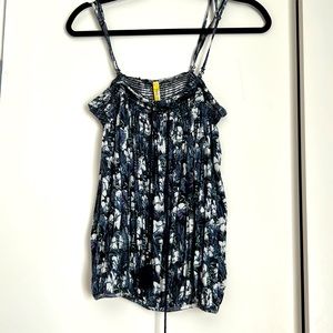 Free People tank top with beaded tassel